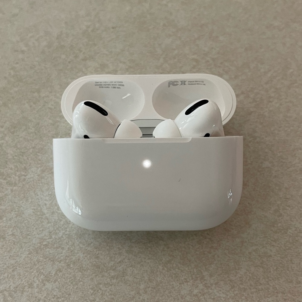 Apple Airpods Pro (1st Gen) w/ MagSafe & Spring Teal heyday Silicone Case